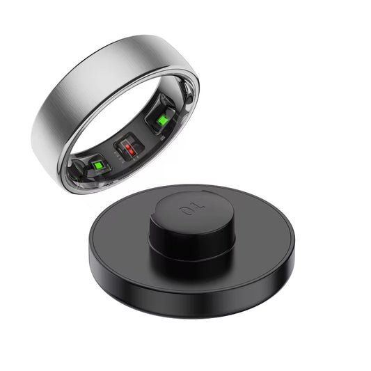 R10 Smart Ring for Men Women with Wireless Charging,Skintemperature Health and Sleep Monitor,Multi-Sport Modes for Andriod IOS
