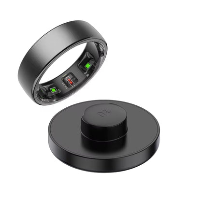 R10 Smart Ring for Men Women with Wireless Charging,Skintemperature Health and Sleep Monitor,Multi-Sport Modes for Andriod IOS